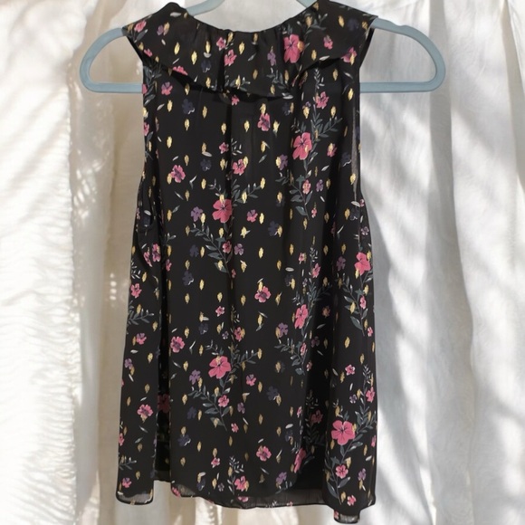 🌹JUICY COUTURE RUFFLE NECK TASSEL TANK - Picture 3 of 7